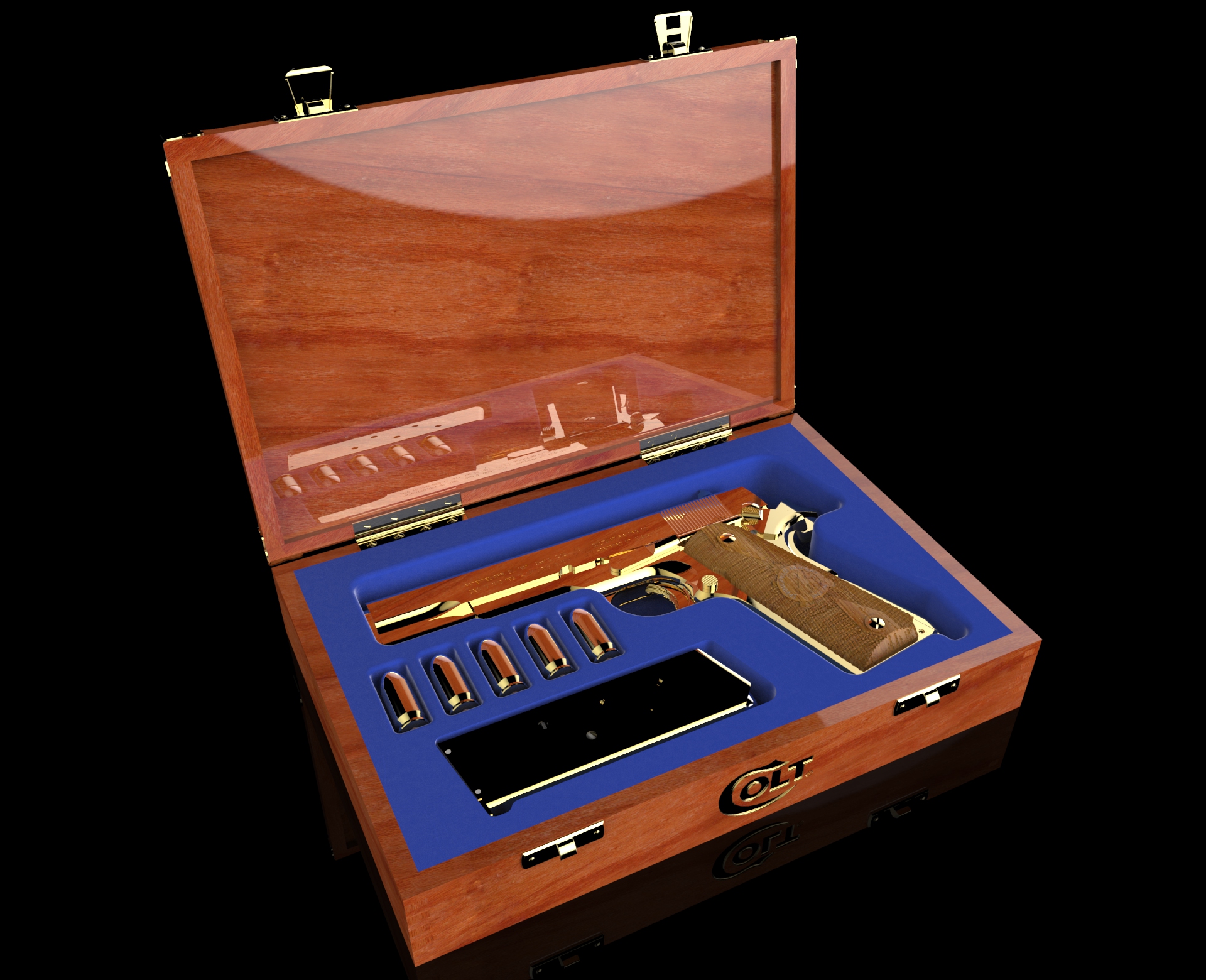 柯尔特M1911展示盒